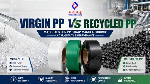 Nieuw PP versus gerecycled PP voor de productie van PP-band | Yongxing Zhanxing