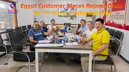 Laatste bedrijfsblogs Klant uit Egypte plaatst herhaalbestelling voor productielijn voor PP-band