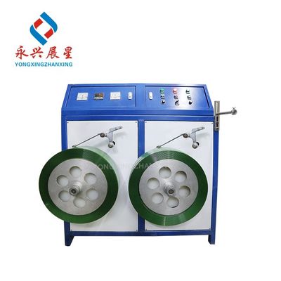 Kwaliteit  High Stability Automatic Double-station PET Strap Rewinding Machine for Industrial Use fabriek