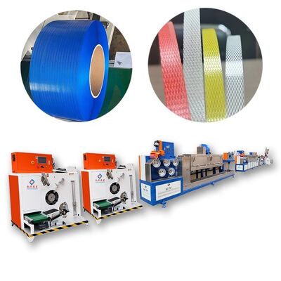 Goede prijs Duurzame PP-bandmachine met een capaciteit van 100-800 kg/uur, een breedte van 932 mm en optionele embossingpatronen voor logistiek en scheepvaart online