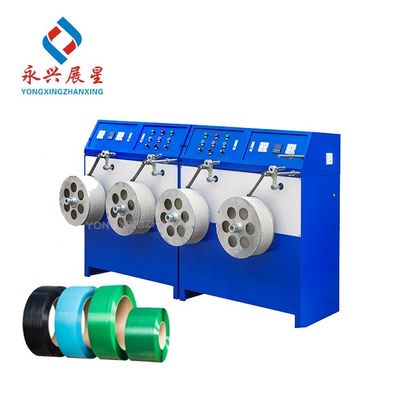 Goede prijs Dubbele schijf Rewinder Plastic PET Strapping Band Winding Machine Automatisch online