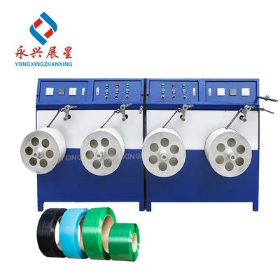 Goede prijs Automatische dubbelstations PET-bandwindingmachine met hoge stabiliteit voor productie-installaties online