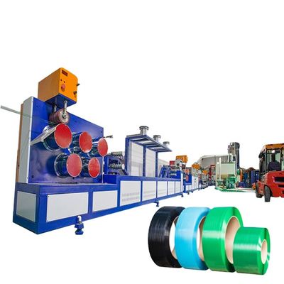 Volledig automatische machine voor het vervaardigen van PET-banden voor plastic verpakkingsbanden
