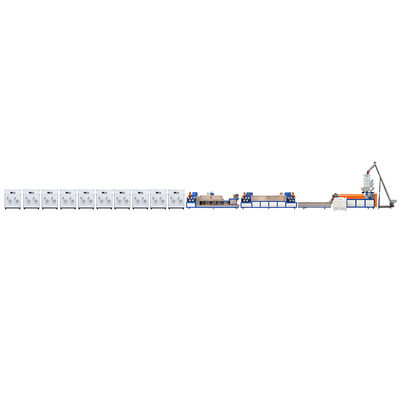 Eenvoudige schroef PP-stropband-extruderingslijn PP-plastiek-extrudermachine