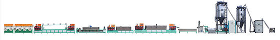 3 lijnen PET-strop-extruderingsmachine
