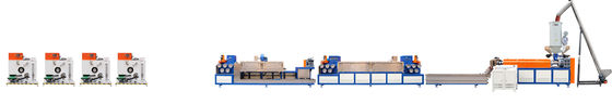 Goede prijs 4*9mm Full Automatic PP Strap Productie Lijn 200~250Kg/hr online