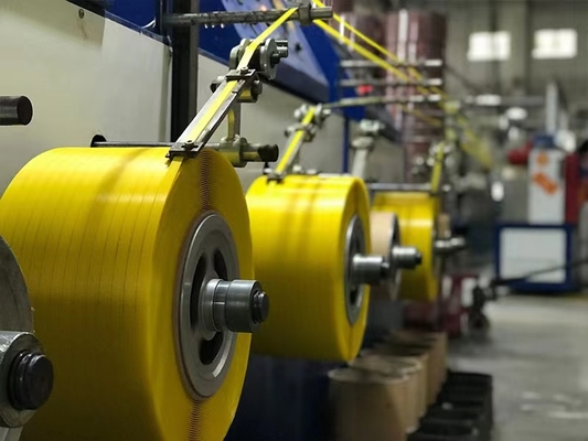 Volledig automatische PP-bandwinder met PLC-controle, verstelbare spanning