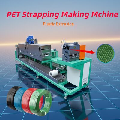 Goede prijs PET-bandmachine met extrusie-koeling, trekkracht, rekken, embossing en secundaire koeling online