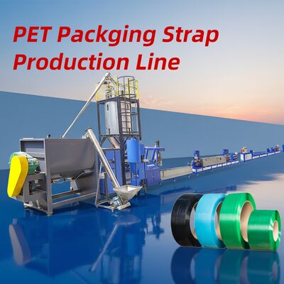 Goede prijs Productielijn voor PET-banden met 38CrMoALA-schroefmateriaal met een capaciteit van 250-500 kg/uur en aanpasbare embossingpatronen online