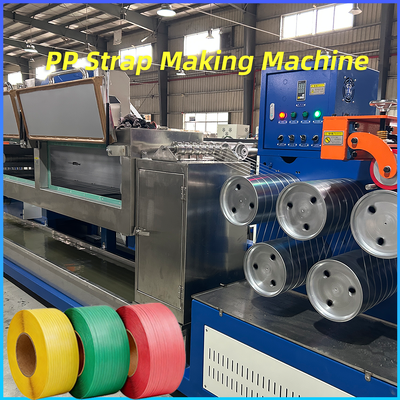 Pet Pp Strap Band Tape Making Machine Verpakking Tape Band Productielijn