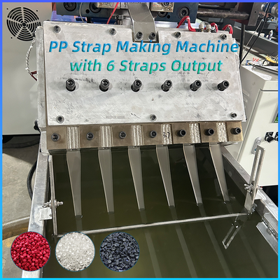 Hoogwaardige en efficiënte huisdierproductielijn Productielijn voor staalband Kunststof extruder Omsnoeringsband extrusielijn