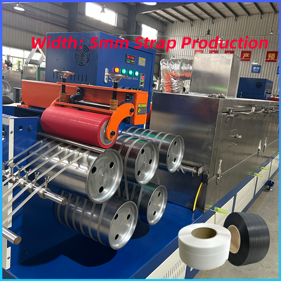 Eenvoudige schroef 250-300kg/h Pp Auto Strapping Plastic Making Machine Pet Packing Strap Productielijn