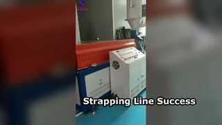 Volautomatische PP-omsnoeringsproductielijn met succes in gebruik genomen